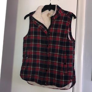 Plaid Vest